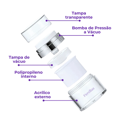 Vacuum Cream Jar - Made For Your Skin Care Routine! 