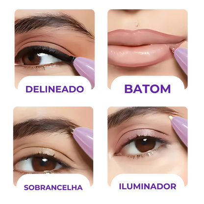 4 in 1 Pen - Complete Makeup: Eyes, Skin and Eyebrows! 